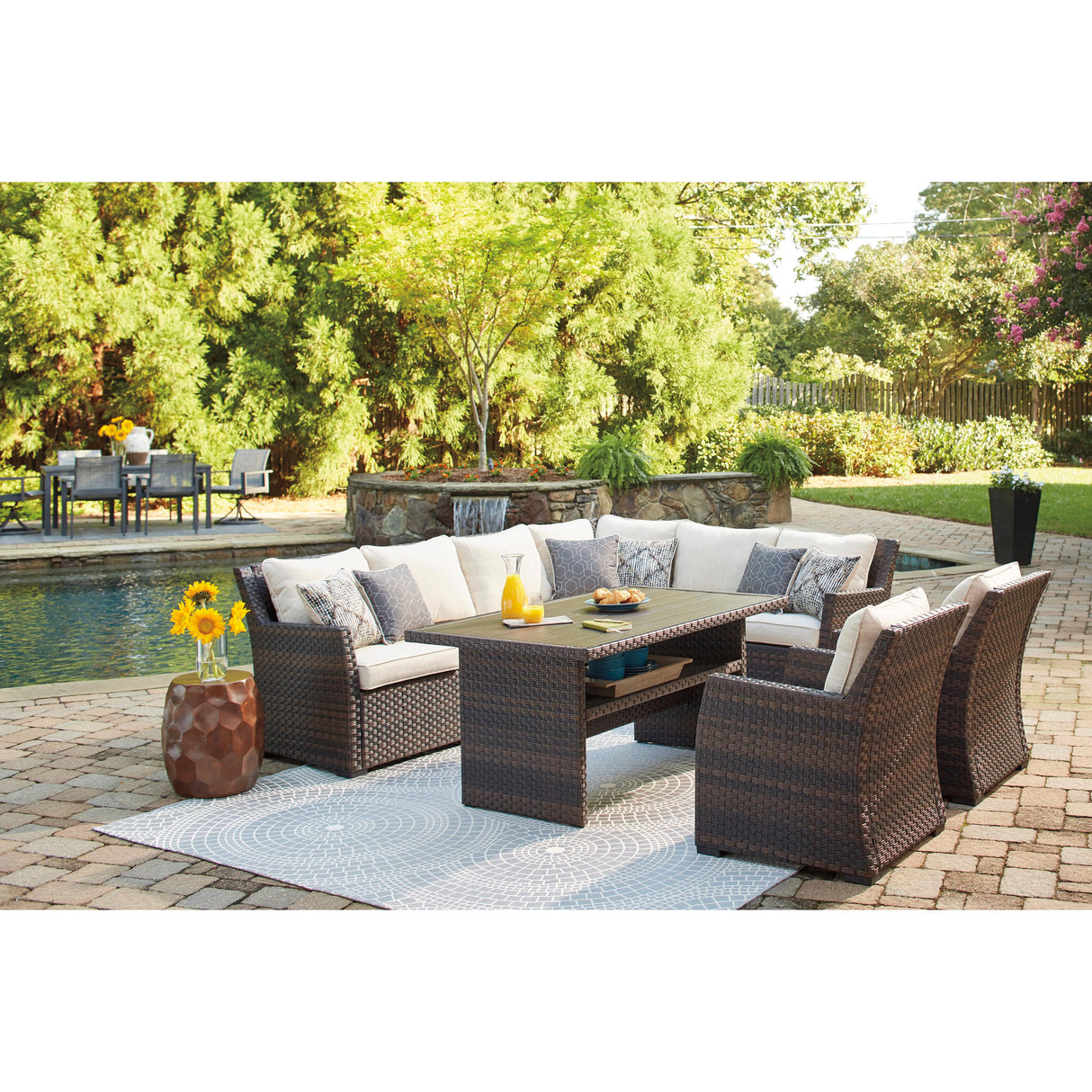  Signature Design by Ashley Easy Isle P455-625 Rectangular Multi-Use Table IMAGE 12