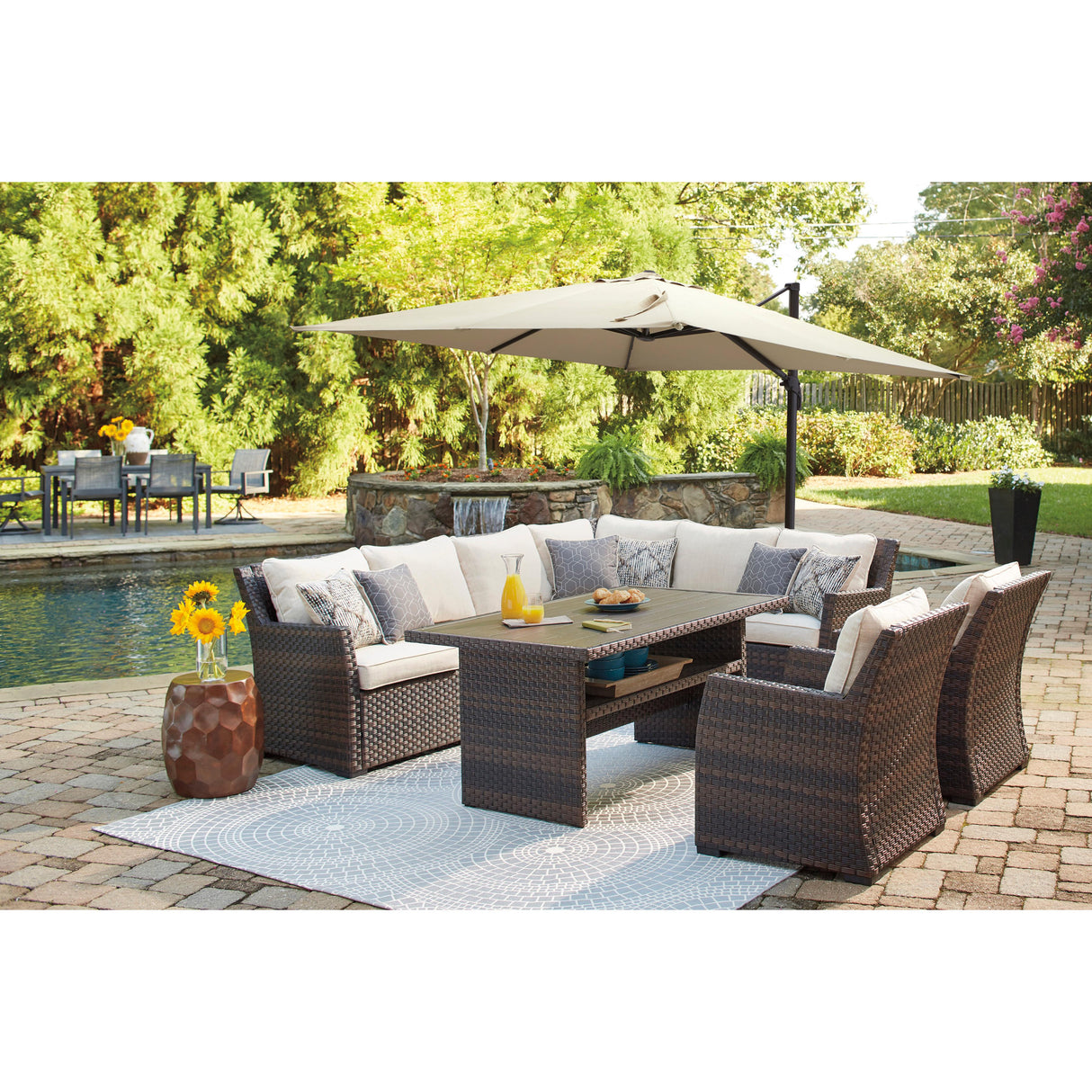  Signature Design by Ashley Easy Isle P455-625 Rectangular Multi-Use Table IMAGE 14