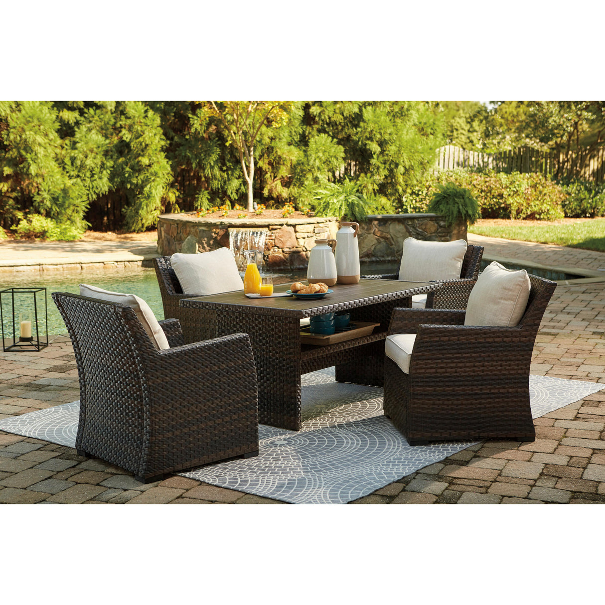  Signature Design by Ashley Easy Isle P455-625 Rectangular Multi-Use Table IMAGE 9