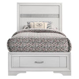  Coaster Furniture Miranda 205111T 51-inch Wood Twin Storage Panel Bed - White IMAGE 2