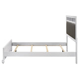  Coaster Furniture Barzini 205891Q Wood Queen Panel Bed - White IMAGE 5