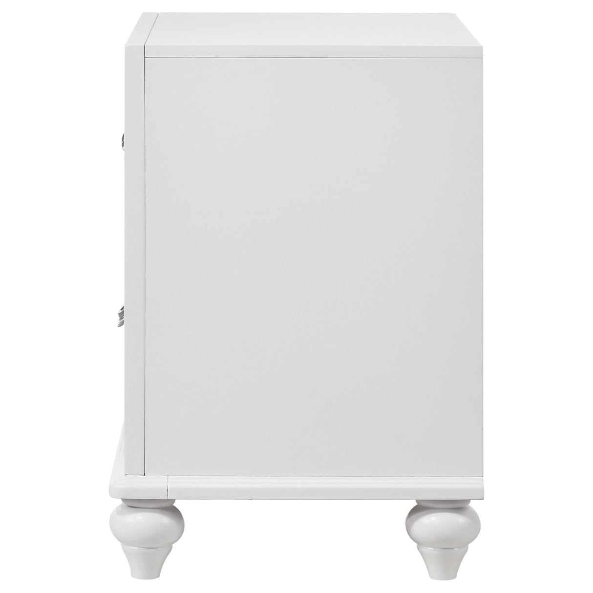  Coaster Furniture Barzini 205892 2-Drawer Nightstand - White IMAGE 4