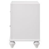  Coaster Furniture Barzini 205892 2-Drawer Nightstand - White IMAGE 4