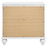  Coaster Furniture Barzini 205892 2-Drawer Nightstand - White IMAGE 6
