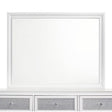  Coaster Furniture Barzini 205894 Dresser Mirror - White IMAGE 1