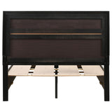  Coaster Furniture Miranda 206361F 51-inch Wood Full Storage Panel Bed - Black IMAGE 7