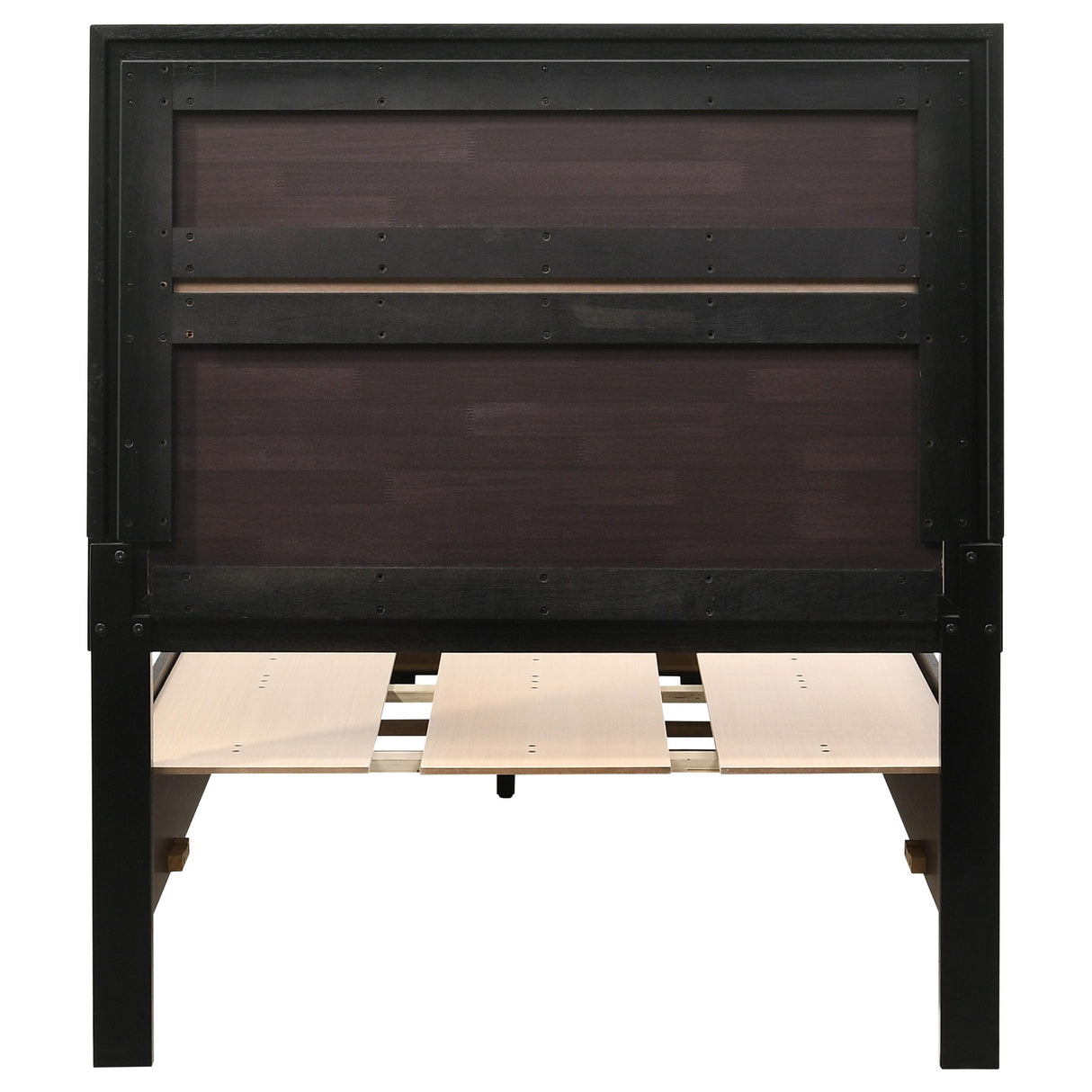  Coaster Furniture Miranda 206361T 51-inch Wood Twin Storage Panel Bed - Black IMAGE 7