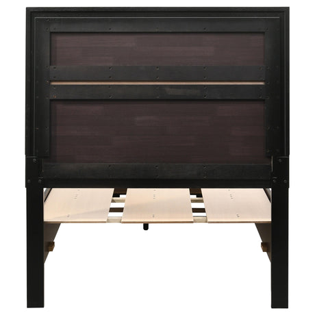  Coaster Furniture Miranda 206361T 51-inch Wood Twin Storage Panel Bed - Black IMAGE 7