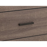  Coaster Furniture Brantford 207040Q Wood Queen Storage Panel Bed - Barrel Oak IMAGE 6