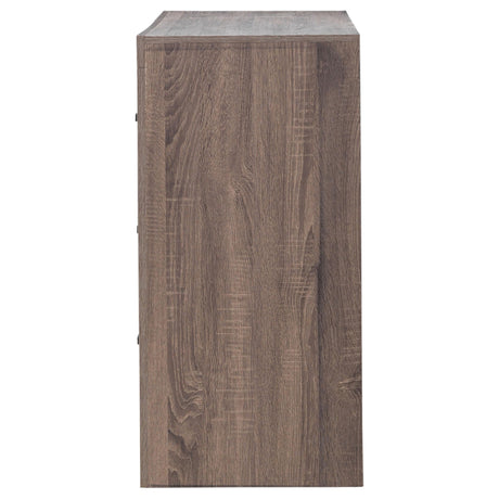  Coaster Furniture Brantford 207043 6-Drawer Dresser - Barrel Oak IMAGE 4