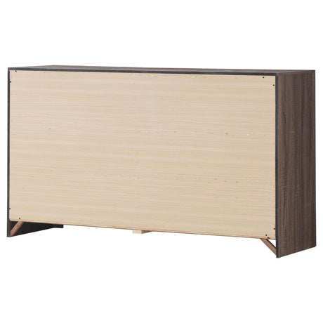  Coaster Furniture Brantford 207043 6-Drawer Dresser - Barrel Oak IMAGE 7