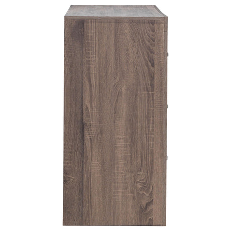  Coaster Furniture Brantford 207043 6-Drawer Dresser - Barrel Oak IMAGE 8