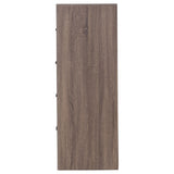  Coaster Furniture Brantford 207045 4-Drawer Bedroom Chest - Barrel Oak IMAGE 4