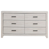  Coaster Furniture Brantford 207053 6-Drawer Dresser - Coastal White IMAGE 2