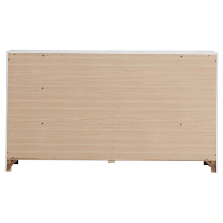  Coaster Furniture Brantford 207053 6-Drawer Dresser - Coastal White IMAGE 6