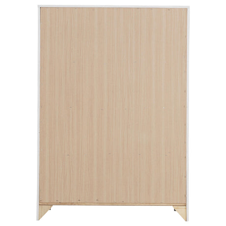  Coaster Furniture Brantford 207055 4-Drawer Bedroom Chest - Coastal White IMAGE 6