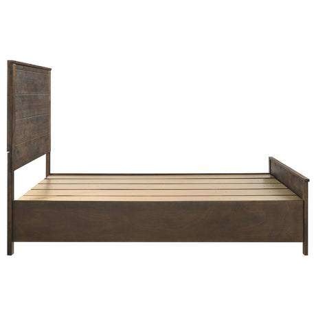  Coaster Furniture Woodmont 222631Q Wood Queen Storage Panel Bed - Rustic Golden Brown IMAGE 5