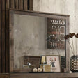  Coaster Furniture Woodmont 222634 Dresser Mirror - Rustic Golden Brown IMAGE 1