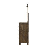  Coaster Furniture Woodmont 222634 Dresser Mirror - Rustic Golden Brown IMAGE 3