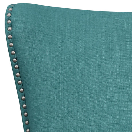  Elements International Kori Accent Chair - Heirloom Teal IMAGE 4