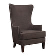  Elements International Kori Accent Chair - Chocolate IMAGE 1
