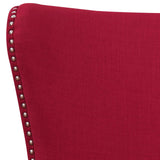  Elements International Kori Accent Chair - Berry IMAGE 4
