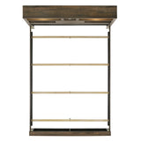  Elements International Bailey BY520KB King Bookcase Bed with Bluetooth IMAGE 3