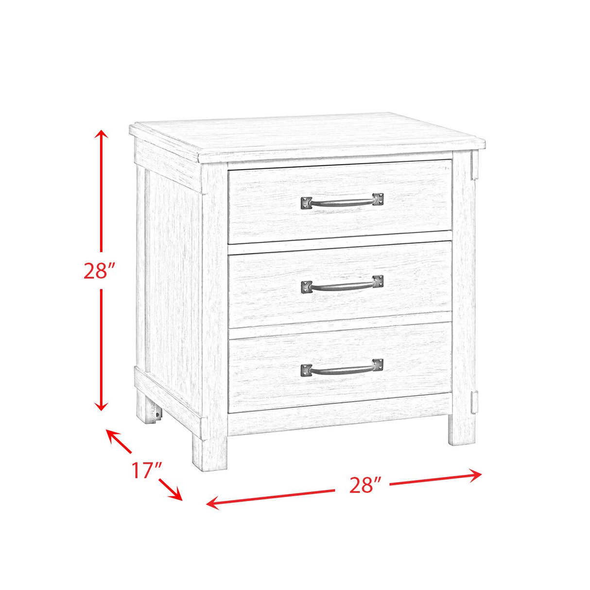  Elements International Scott SC600NS Nightstand with USB Ports IMAGE 11