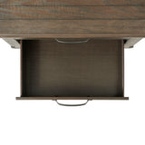  Elements International Scott SC300NS Nightstand with USB Ports - Walnut IMAGE 6
