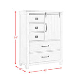  Elements International Scott SC300CH Gentlemen's Chest - Walnut IMAGE 12