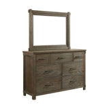  Elements International Scott SC300MR Dresser Mirror - Walnut IMAGE 3