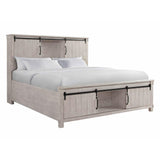  Elements International Scott SC670KB King Platform Storage Bed IMAGE 1