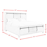  Elements International Scott SC670KB King Platform Storage Bed IMAGE 13
