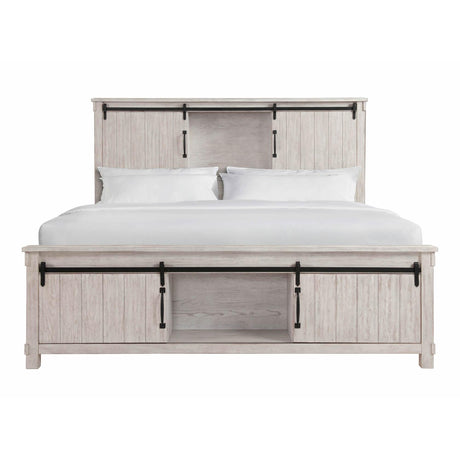  Elements International Scott SC670KB King Platform Storage Bed IMAGE 2