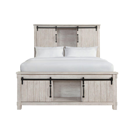  Elements International Scott SC670QB Queen Platform Storage Bed IMAGE 2