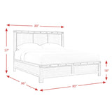  Elements International Wade WE600KB King Panel Bed IMAGE 10