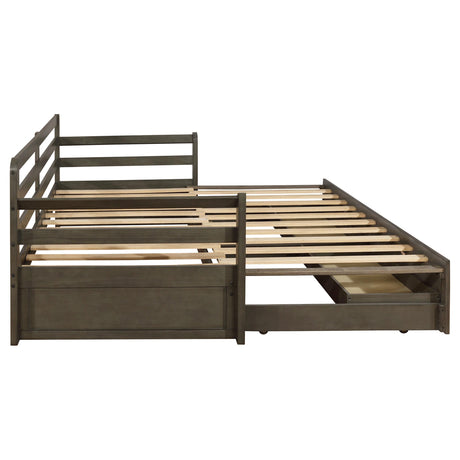  Coaster Furniture Sorrento 305706 2-Drawer Twin XL Daybed with Extension Trundle - Grey IMAGE 12