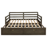  Coaster Furniture Sorrento 305706 2-Drawer Twin XL Daybed with Extension Trundle - Grey IMAGE 4