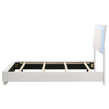  Coaster Furniture Felicity 203500T Wood Twin LED Panel Bed - White High Gloss IMAGE 6