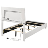 Coaster Furniture Felicity 203500T Wood Twin LED Panel Bed - White High Gloss IMAGE 9