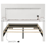  Coaster Furniture Felicity 203500F Wood Full LED Panel Bed - White High Gloss IMAGE 8