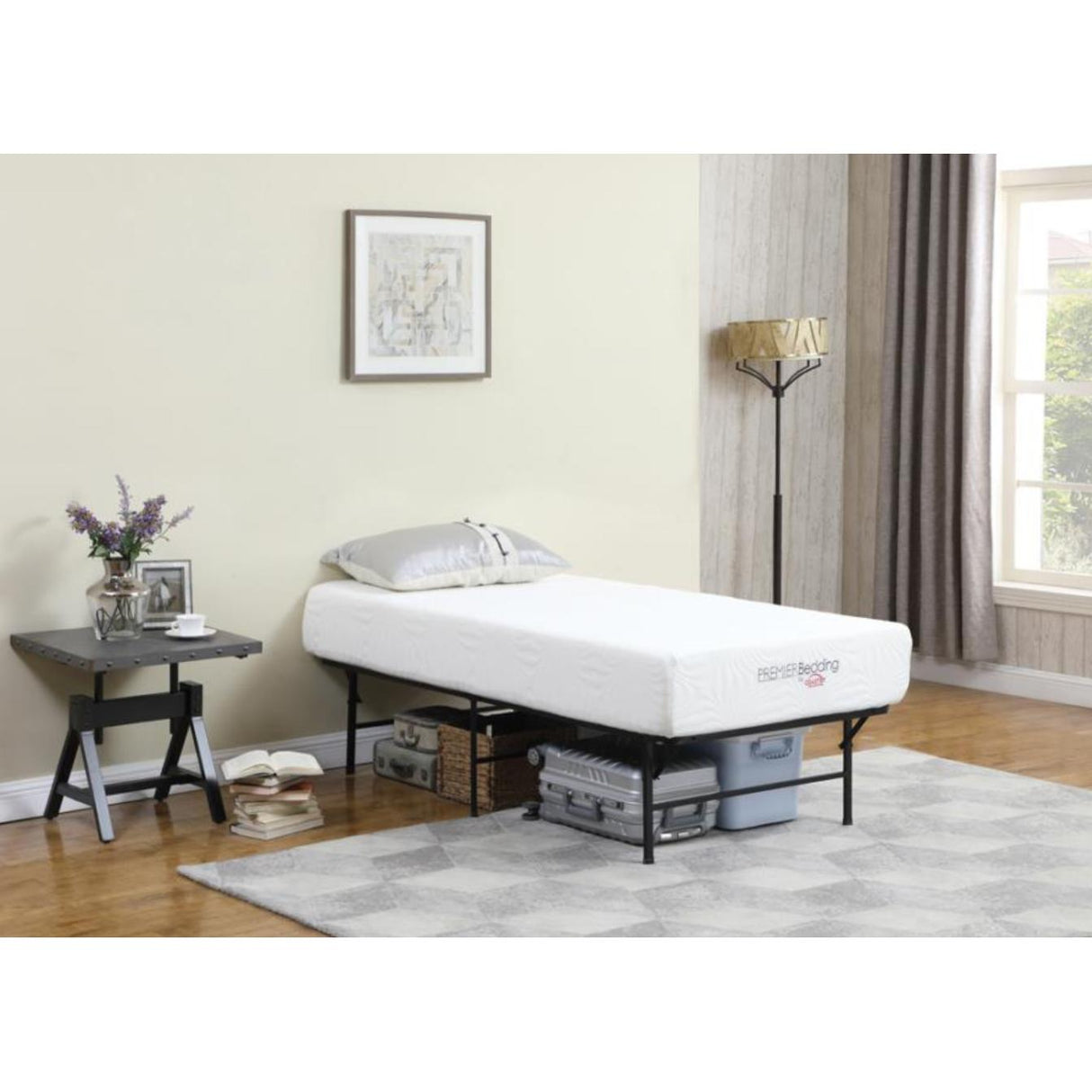 Coaster Furniture Mabel 305957Q Metal Queen Mattress Support Platform Bed - Black IMAGE 7