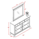  Elements International Canton Cherry CN600DRMR Dresser IMAGE 4