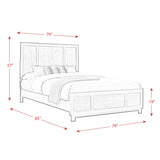  Elements International Harlington HG100KB King Panel Bed IMAGE 13
