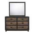  Elements International Harlington HG100DRMR Dresser w/ Mirror Set IMAGE 1