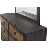  Elements International Harlington HG100DRMR Dresser w/ Mirror Set IMAGE 7