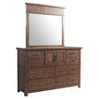  Elements International Jax JX600DRMR Dresser and Mirror Set IMAGE 1