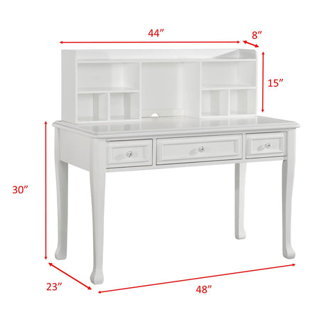  Elements International Jesse JS700DKHT Desk w/ Hutch IMAGE 2