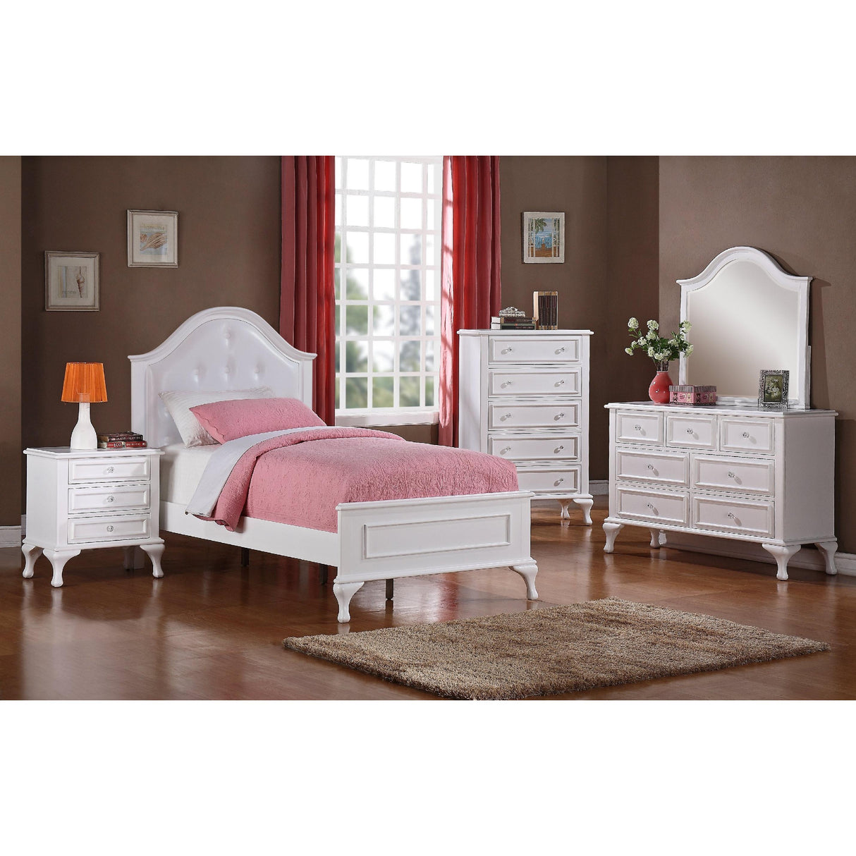  Elements International Jesse JS700DRMR Dresser and Mirror Set IMAGE 2