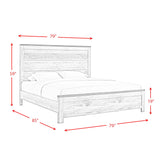  Elements International Millers Cove MC300KB King Panel Bed IMAGE 9